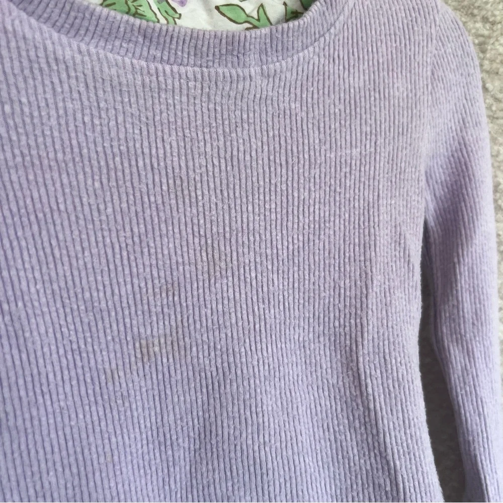 Roller Rabbit Infant Lavender Cotton Stretch Rib Shirt Size 12-18‎ Months